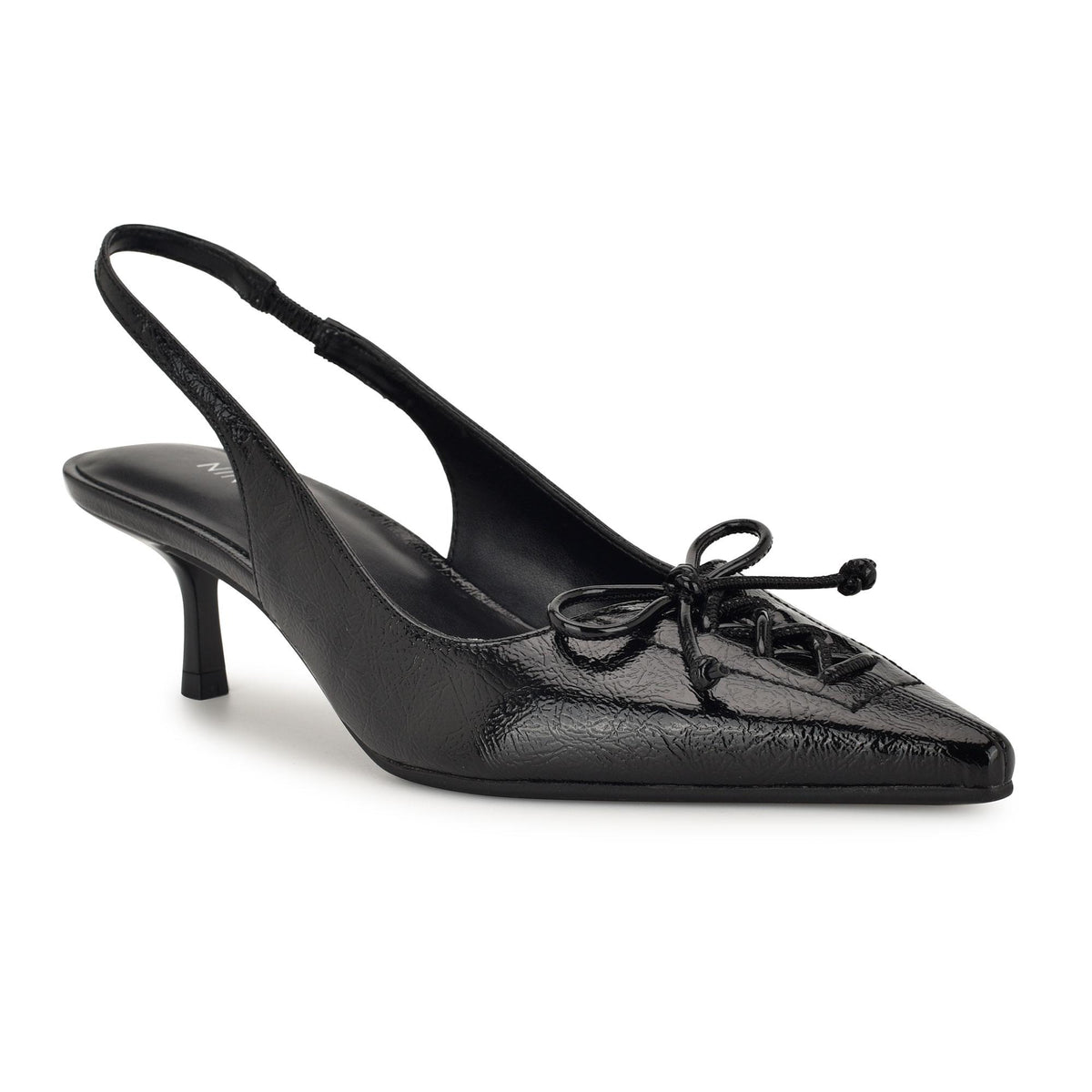 Nine West AKALA3 BLACK/NEW SOFT CRINKLE PATENT