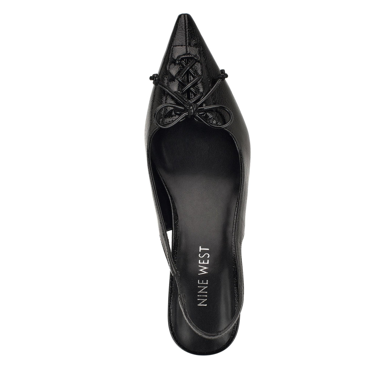 Nine West AKALA3 BLACK/NEW SOFT CRINKLE PATENT