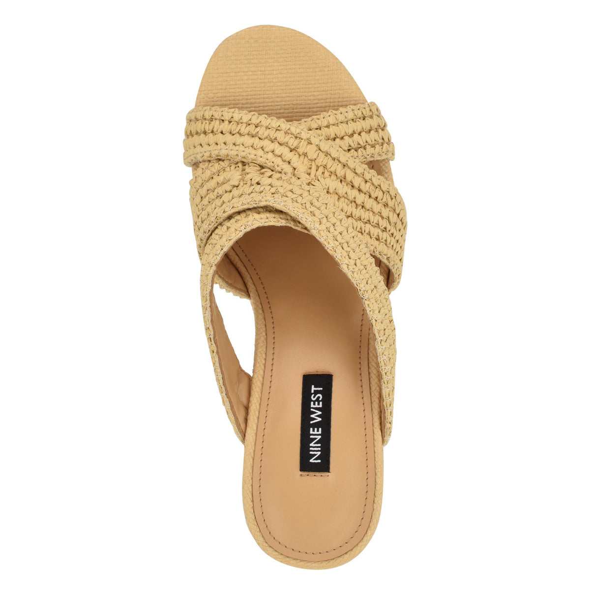 Nine West BEMAY2 NATURAL89294/QY CROSS WOVEN PT