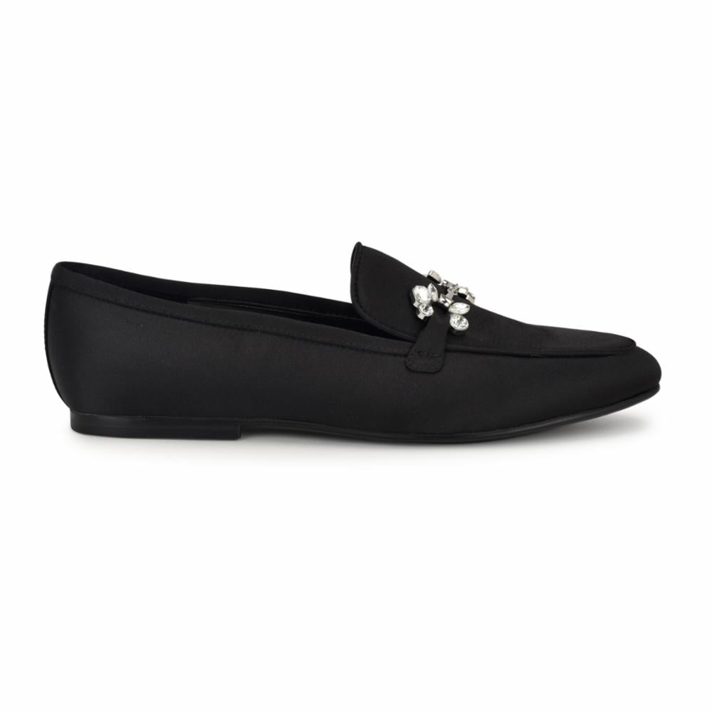 Nine West BENNIT2 BLACK/CRYSTAL SATIN