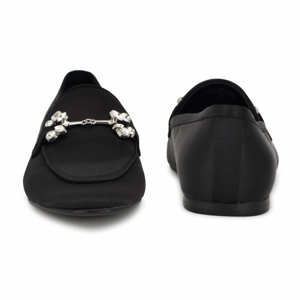 Nine West BENNIT2 BLACK/CRYSTAL SATIN