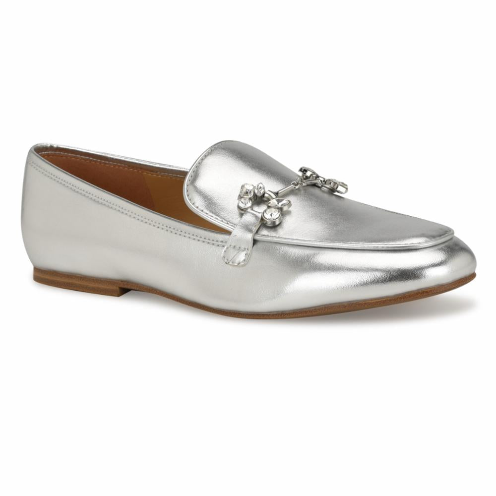 Nine West BENNIT3 SILVER/LAMINATO SOFT PU WITH F