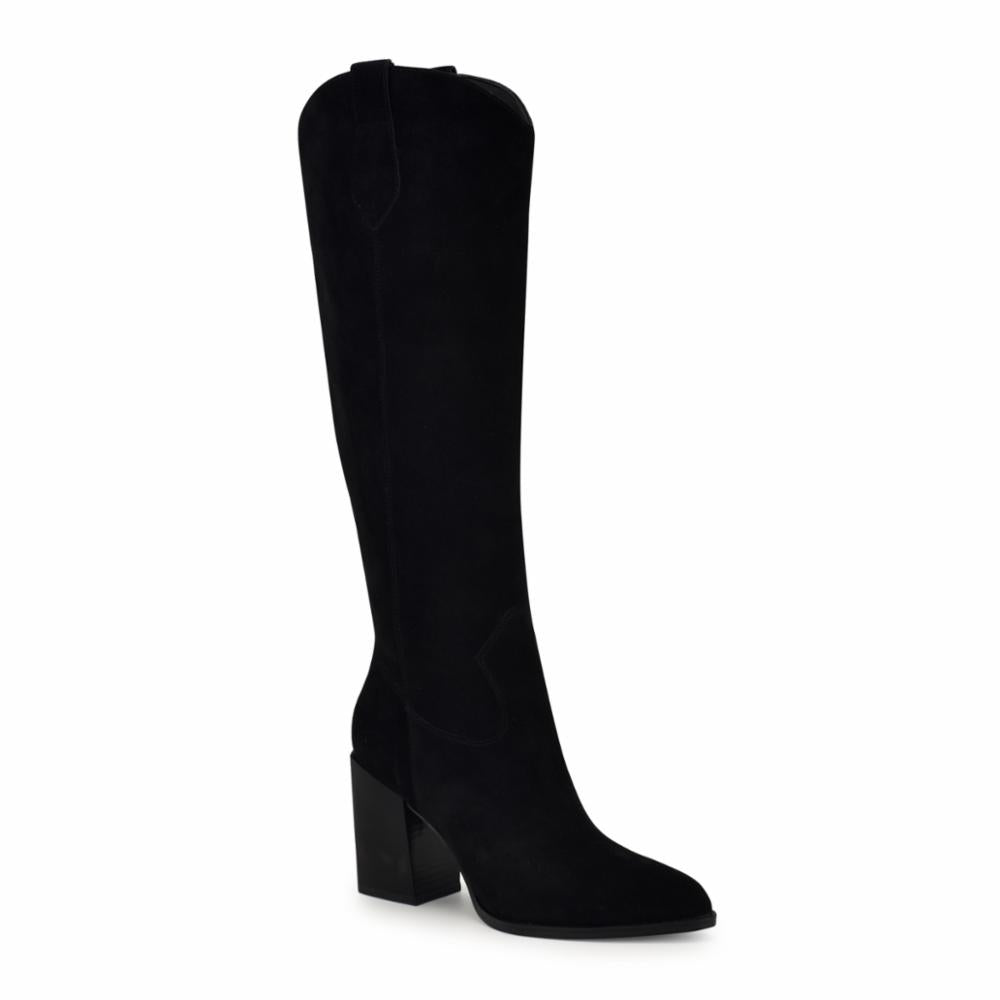 Nine West BROMWEL BLACK/RICH SUEDE (GR)