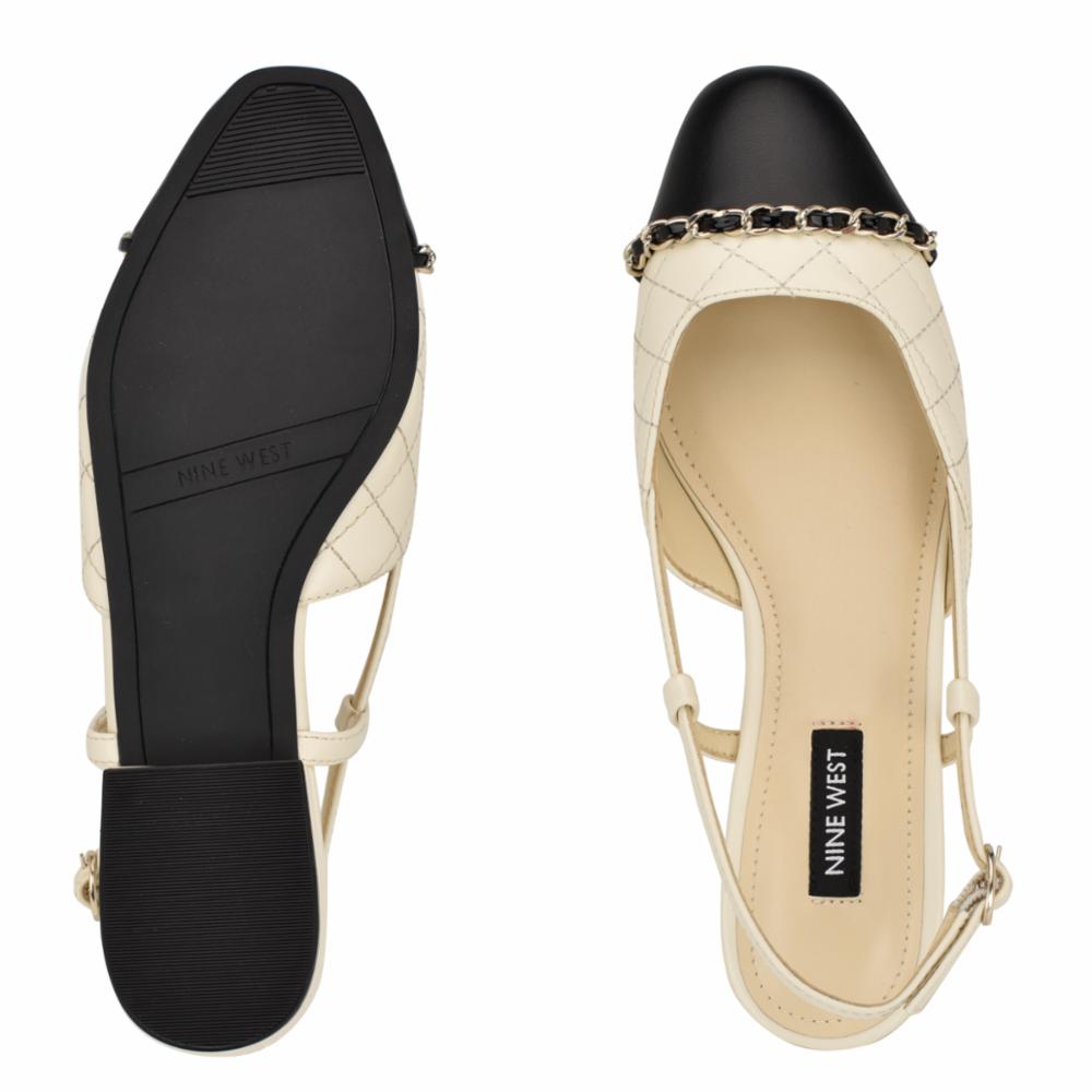 Nine West CHARME3 CHIC CREAM NW/BLK/BLK/SUPER NA