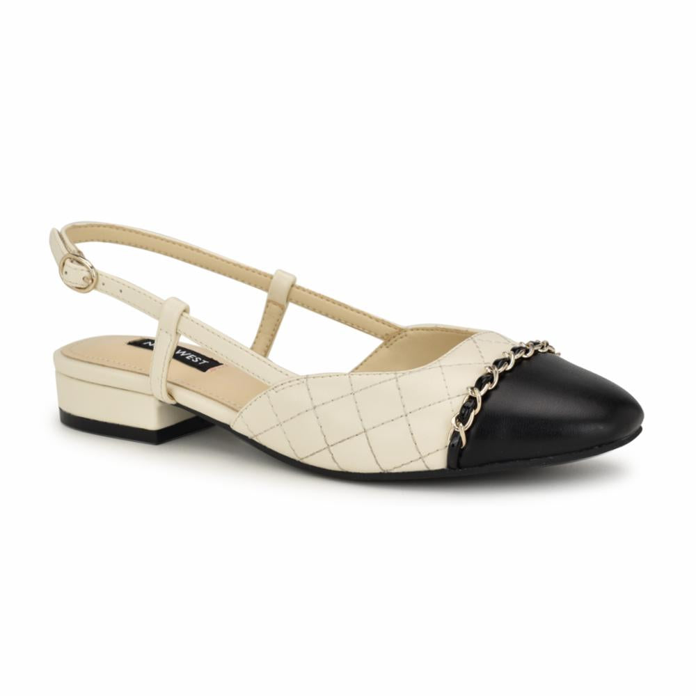 Nine West CHARME3 CHIC CREAM NW/BLK/BLK/SUPER NA