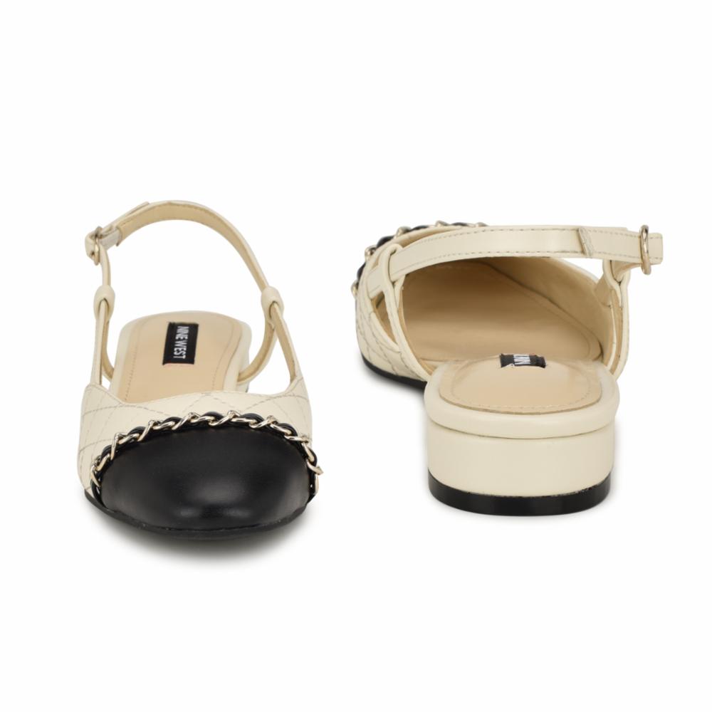 Nine West CHARME3 CHIC CREAM NW/BLK/BLK/SUPER NA