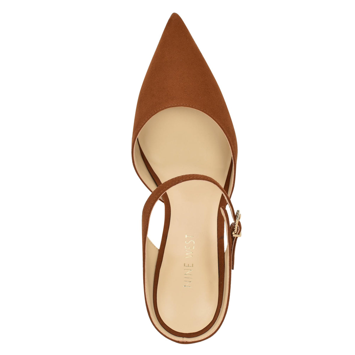 Nine West DAKKA2 COGNAC67376/NEW CAMOSCIO SUEDE