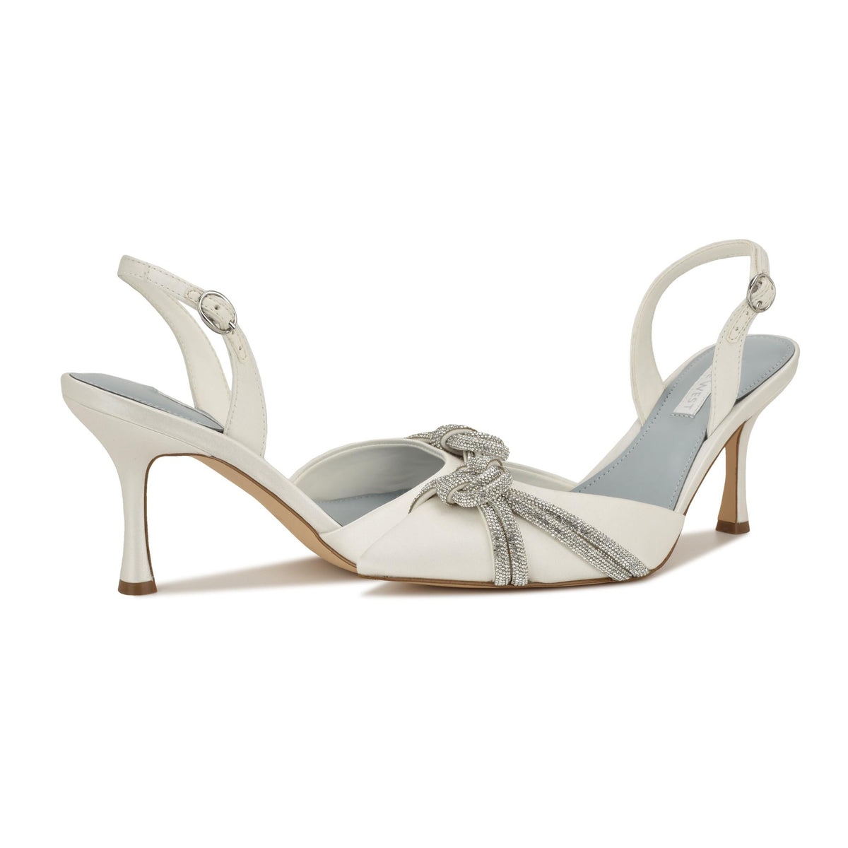 Nine West DEBY7 WHITE/ELEGANT LUX SATIN VF