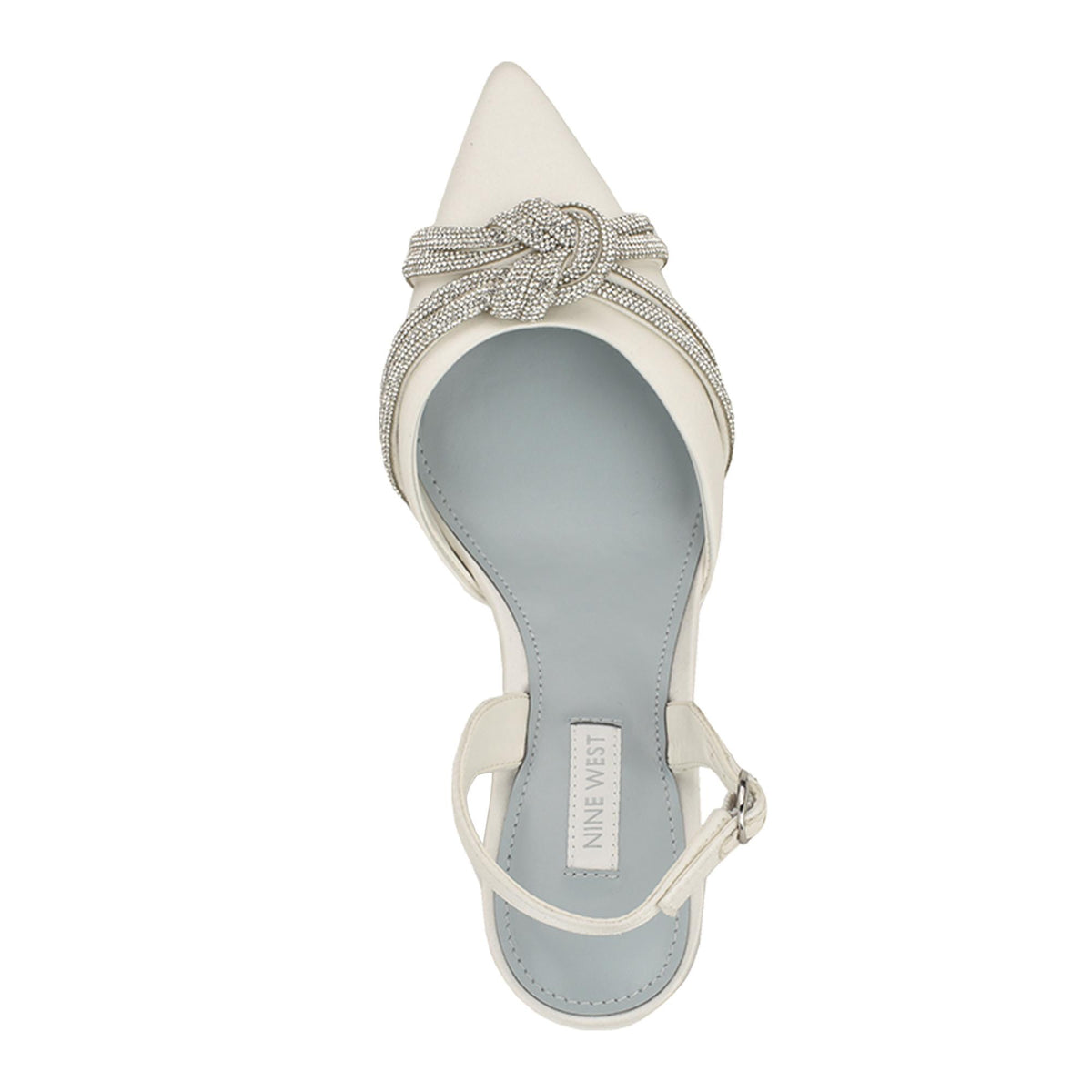 Nine West DEBY7 WHITE/ELEGANT LUX SATIN VF