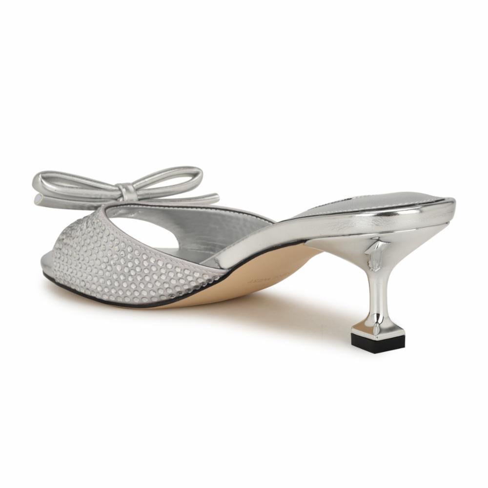 Nine West DELLY2 SILVER705/SILVR/CRYSTAL SAT/NA