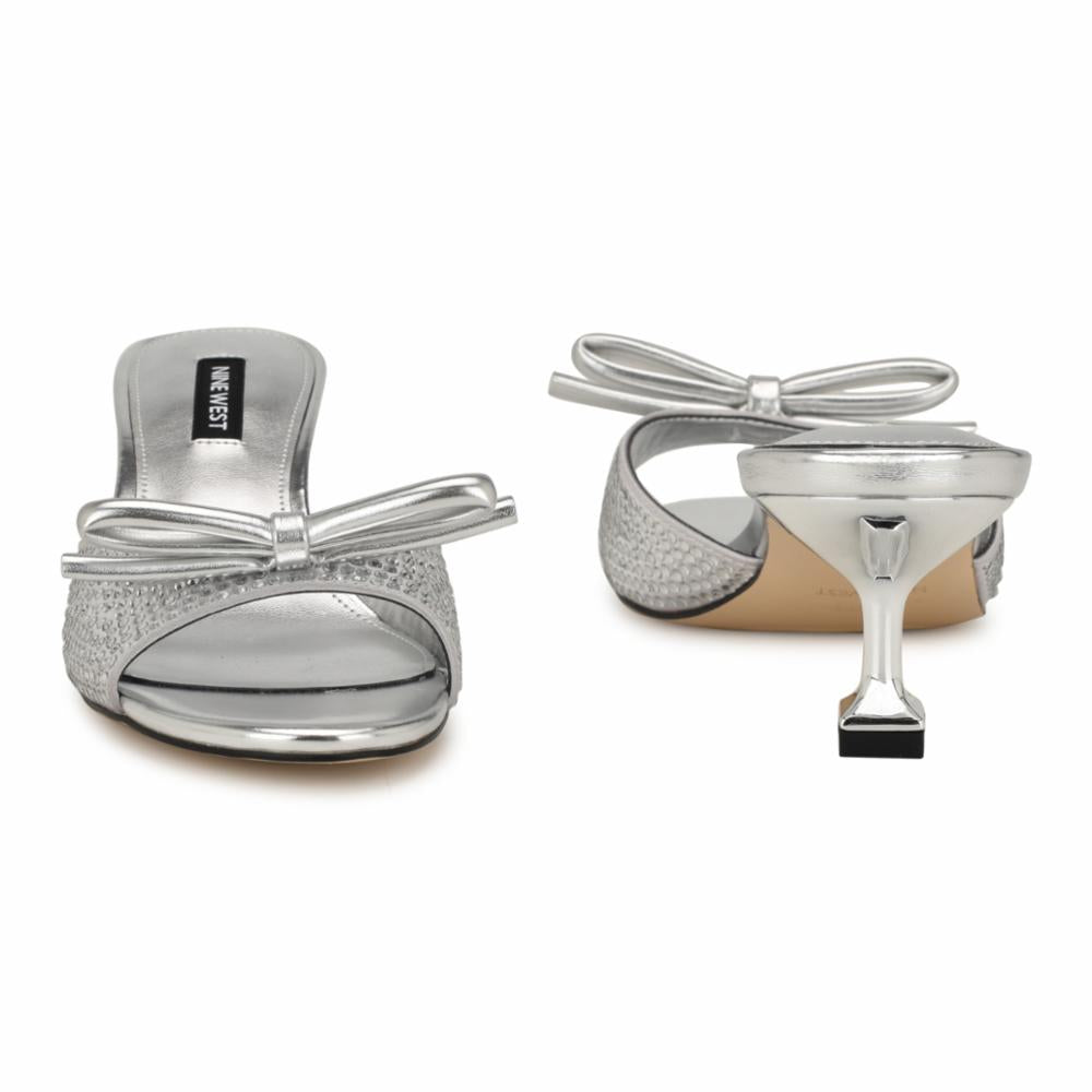 Nine West DELLY2 SILVER705/SILVR/CRYSTAL SAT/NA