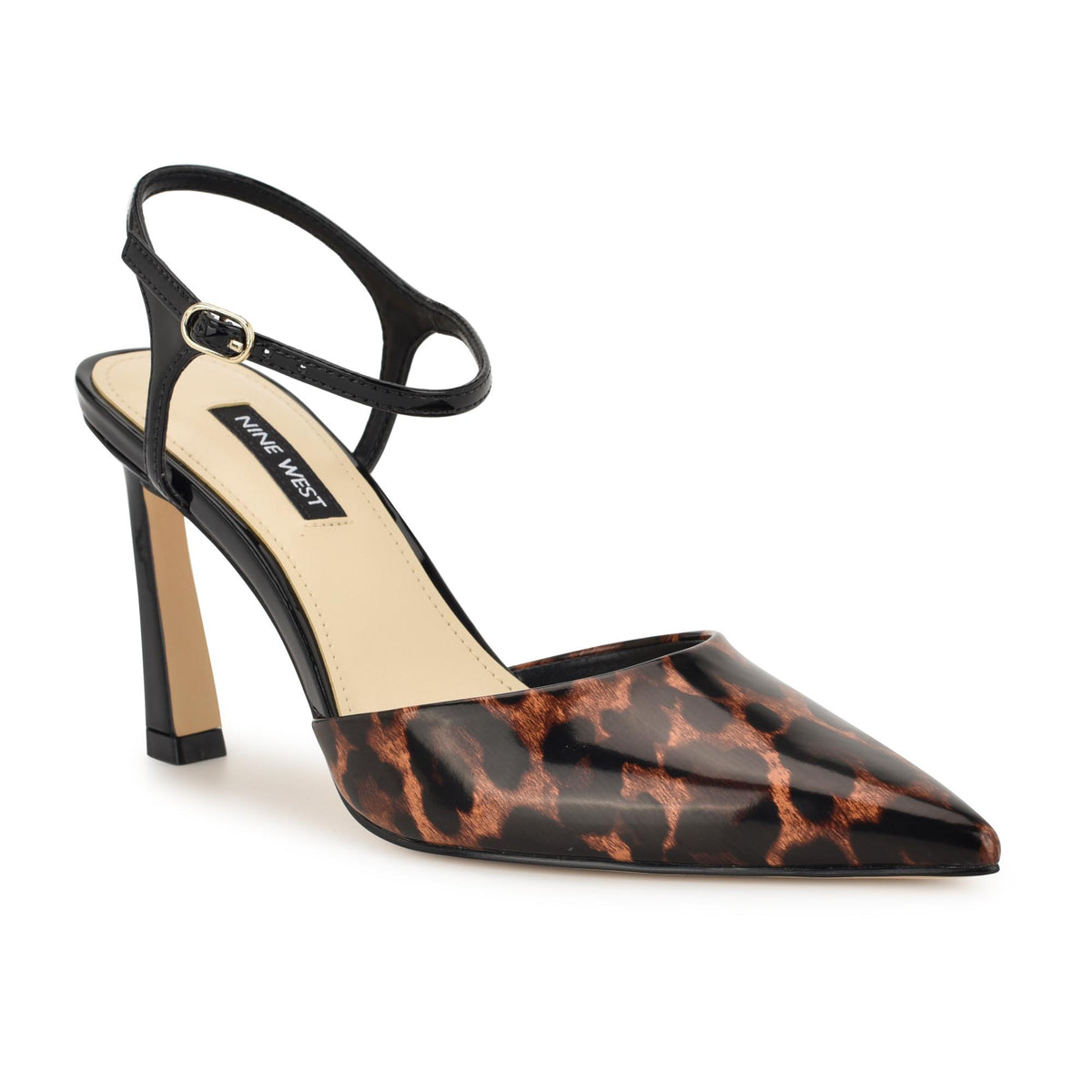 Nine West DRES3 BROWN MULTI/NERO/LEOPARD BOX P