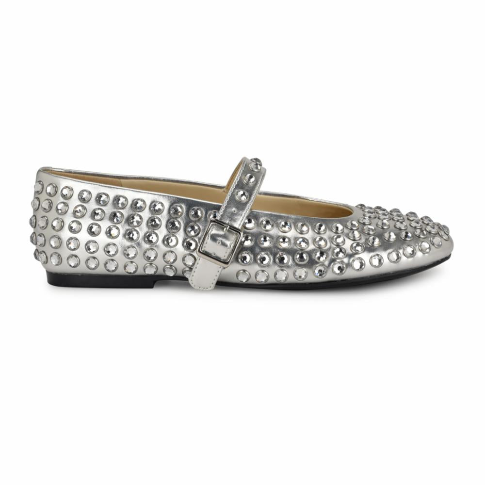 Nine West EMMIL3 SILVER/LAMINATO SOFT PU WITH F