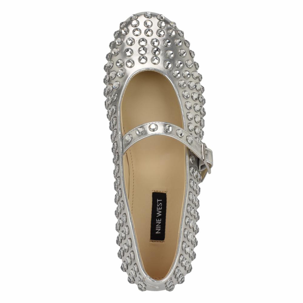 Nine West EMMIL3 SILVER/LAMINATO SOFT PU WITH F