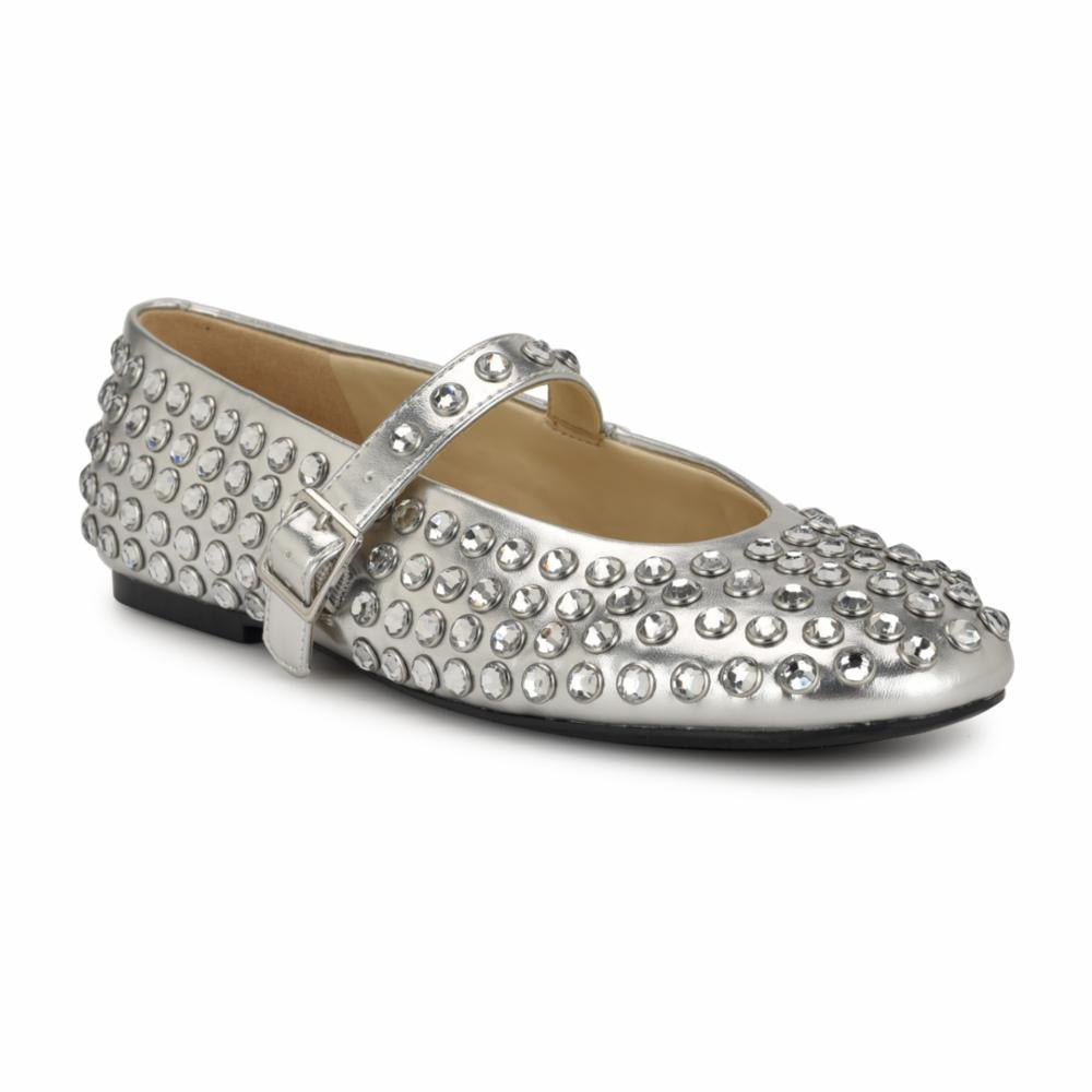 Nine West EMMIL3 SILVER/LAMINATO SOFT PU WITH F