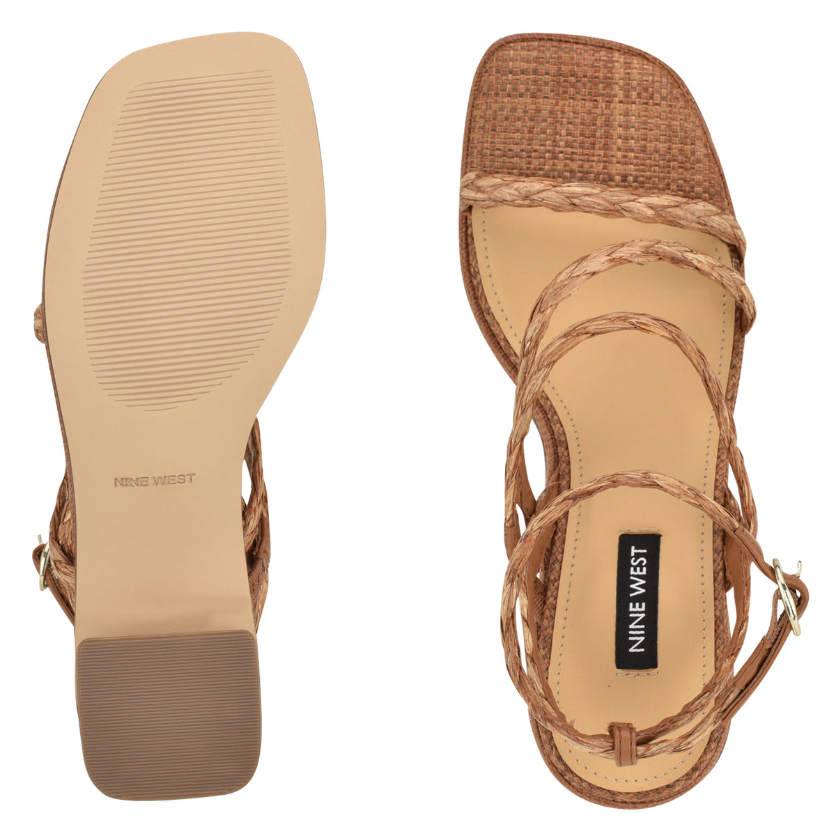 NINE WEST EMOLLY3 DK BROWN237/QY AUG/31WOVEN RAF