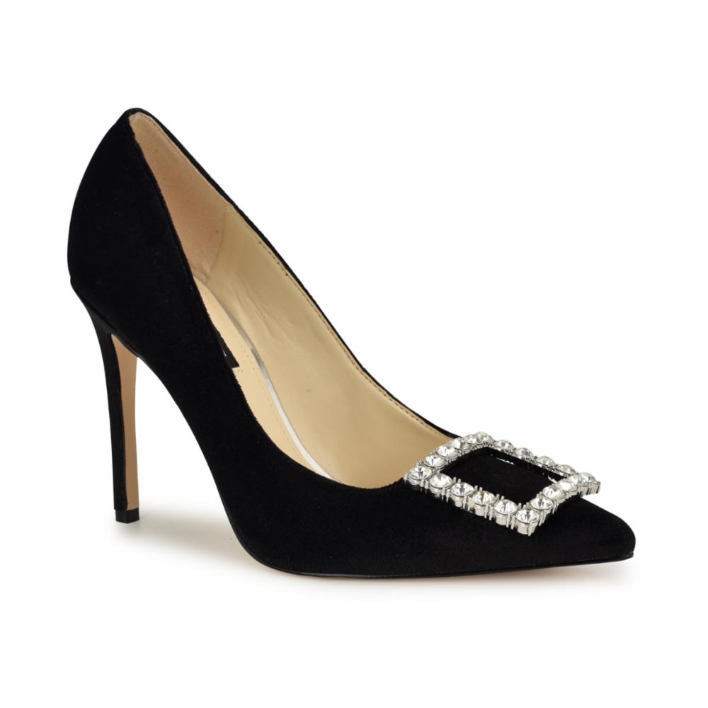 Nine West FRANNY2 BLACK/HS VELVET-02