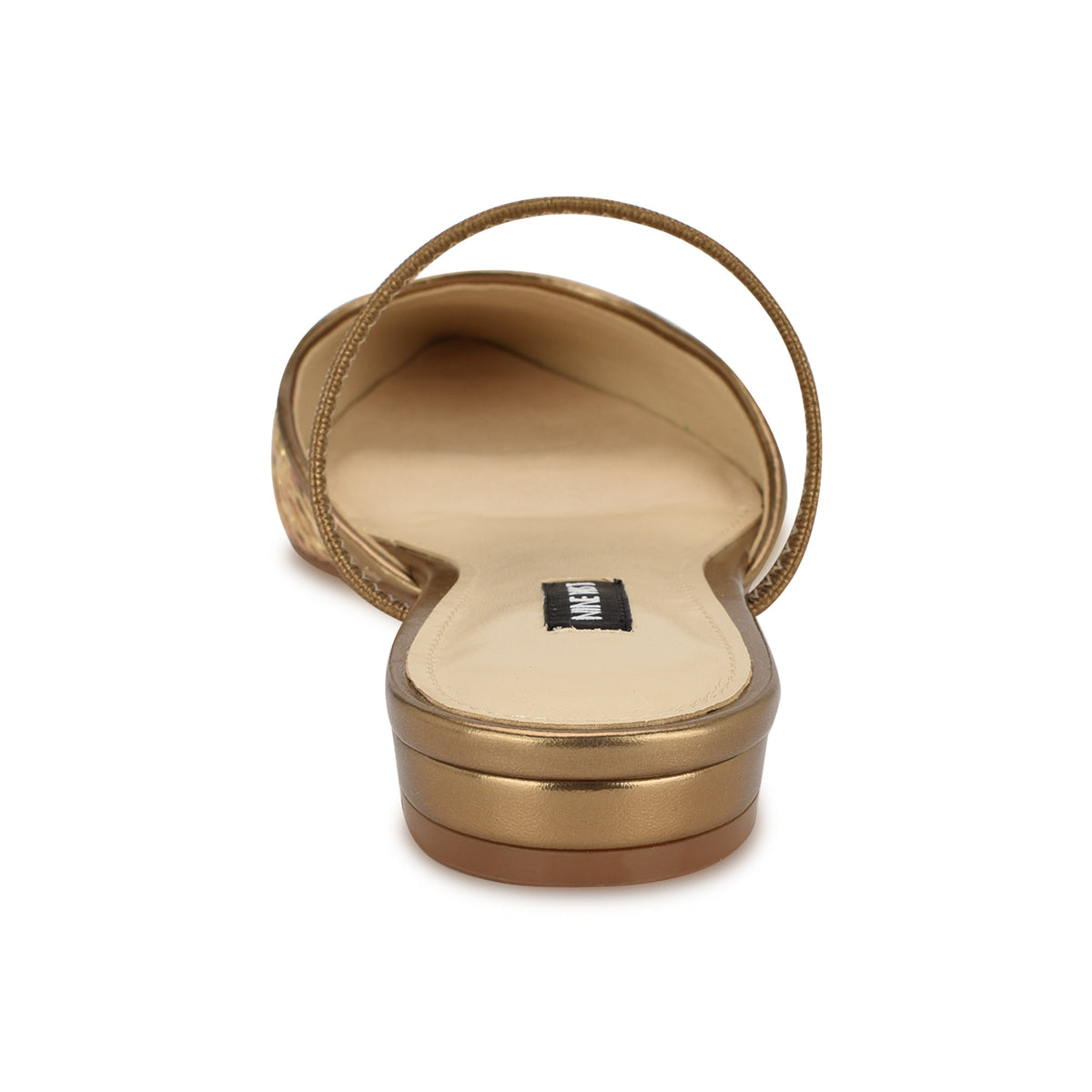 NINE WEST GORGAP2 NATURAL91255/BRONZE34/METALLIC