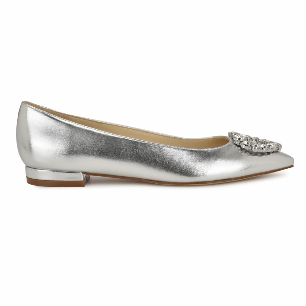 Nine West HEARTS3 SILVER/LAMINATO SOFT PU WITH F