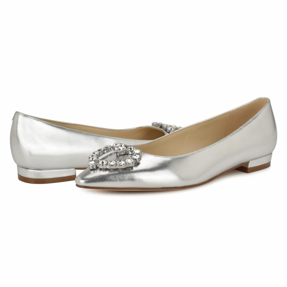 Nine West HEARTS3 SILVER/LAMINATO SOFT PU WITH F