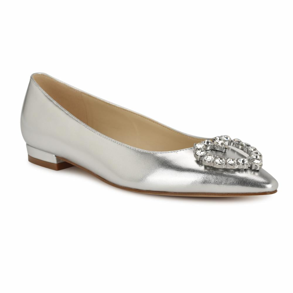 Nine West HEARTS3 SILVER/LAMINATO SOFT PU WITH F