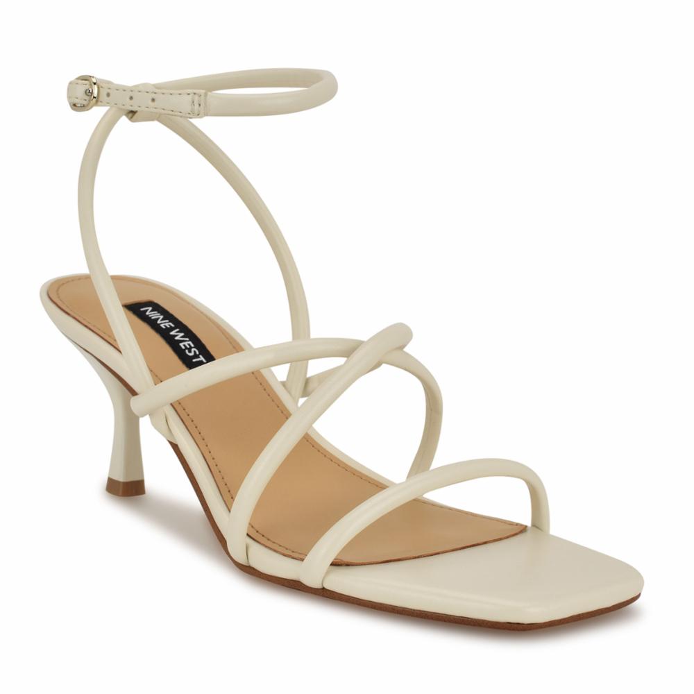 Nine West HIVEN3 CHIC CREAM NW SUPER NAPPA