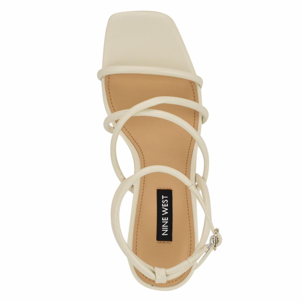 Nine West HIVEN3 CHIC CREAM NW SUPER NAPPA