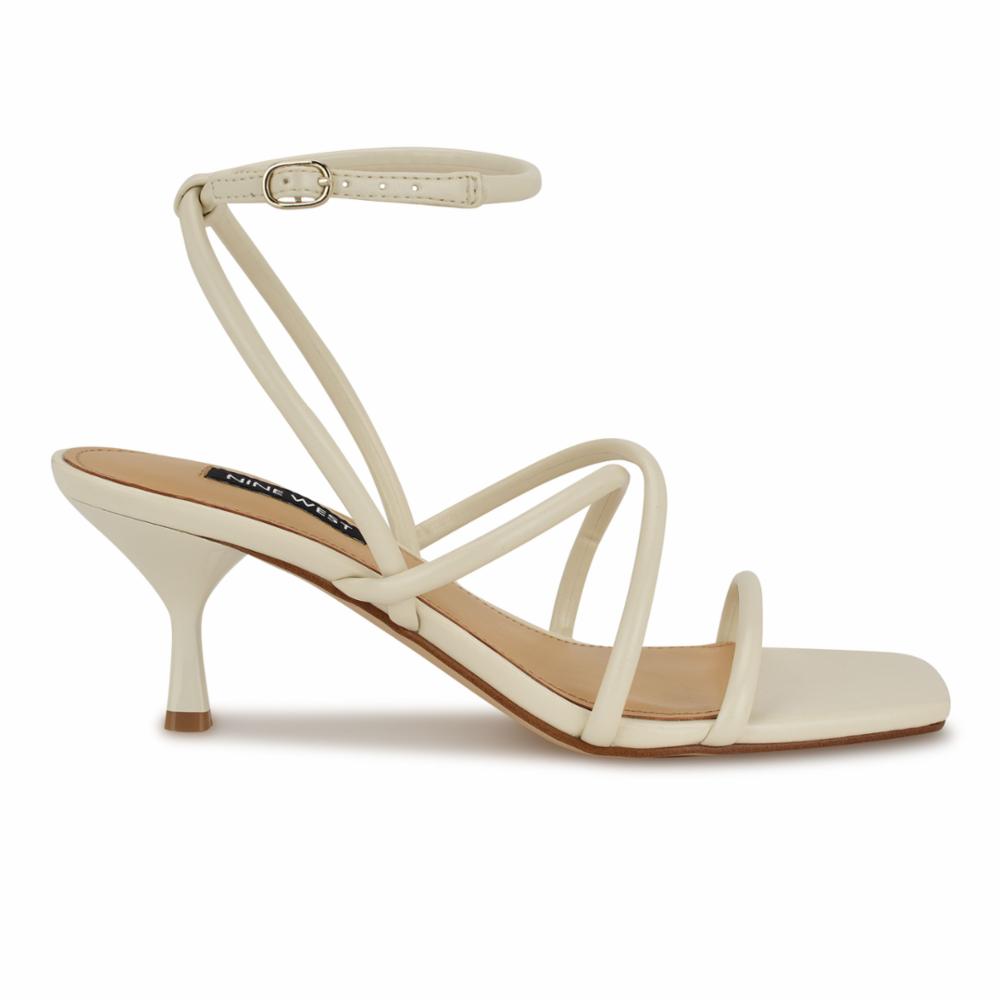 Nine West HIVEN3 CHIC CREAM NW SUPER NAPPA