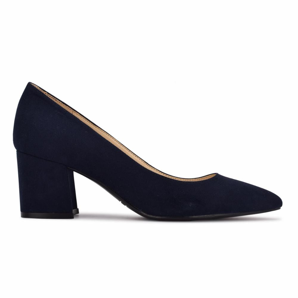 Nine West ISSA2_A FRENCH NAVY/NEW CAMOSCIO SUEDE