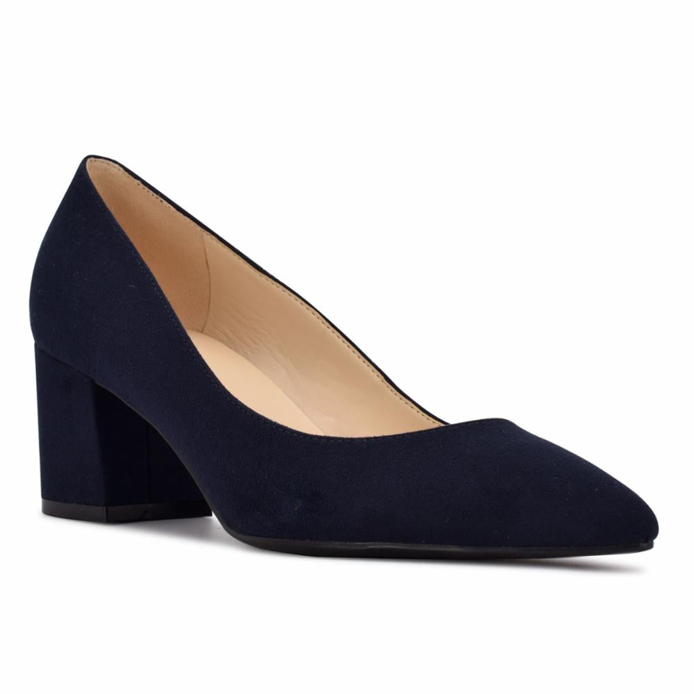 Nine West ISSA2_A FRENCH NAVY/NEW CAMOSCIO SUEDE