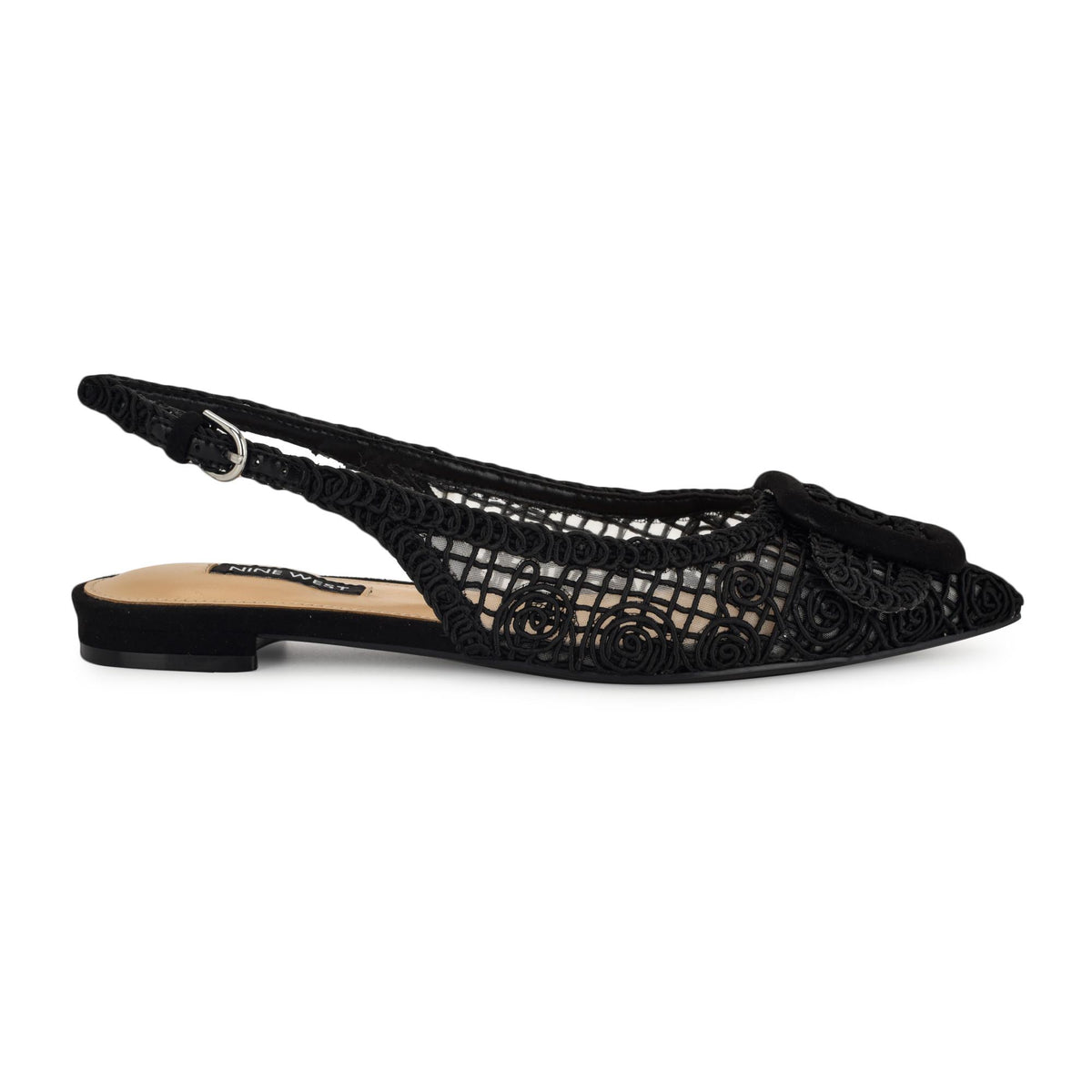 Nine West JASSER2 BLACK/QY NOLLA WOVEN ROPE PR-M