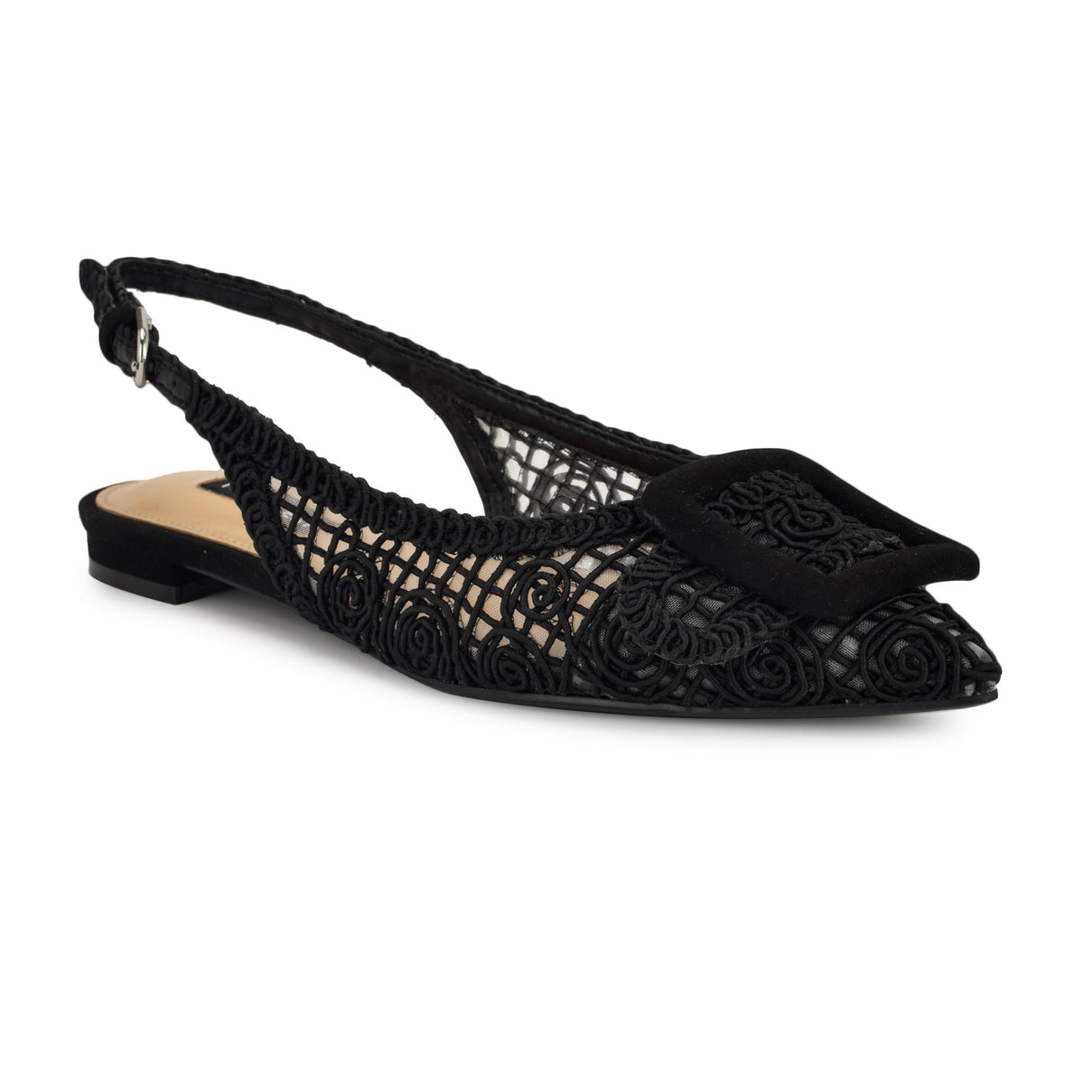 Nine West JASSER2 BLACK/QY NOLLA WOVEN ROPE PR-M