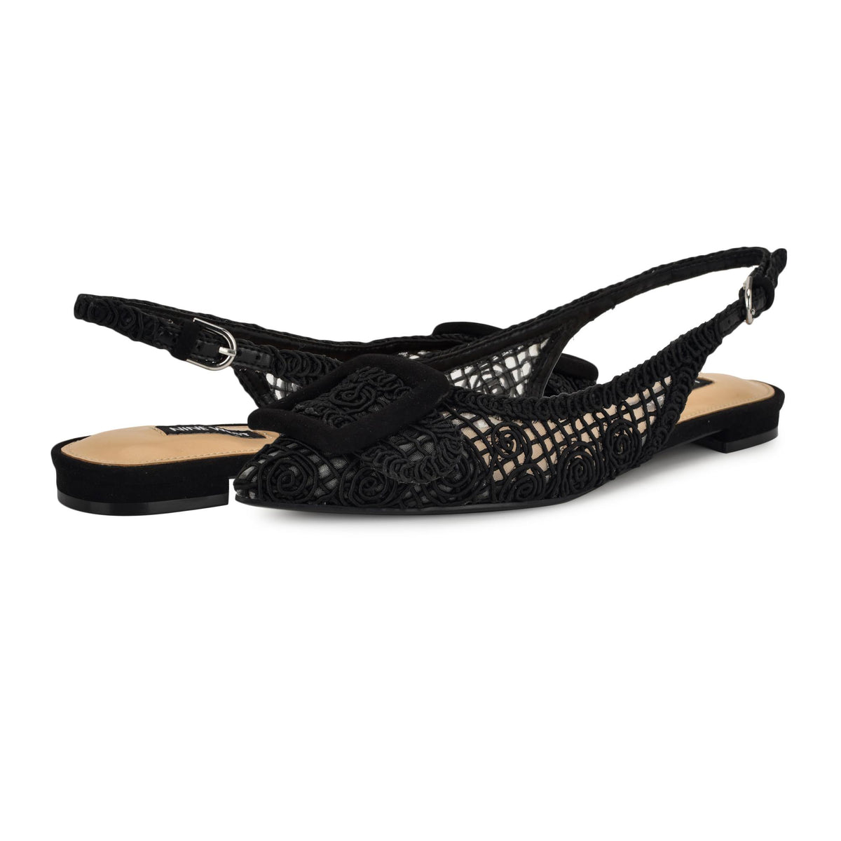 Nine West JASSER2 BLACK/QY NOLLA WOVEN ROPE PR-M