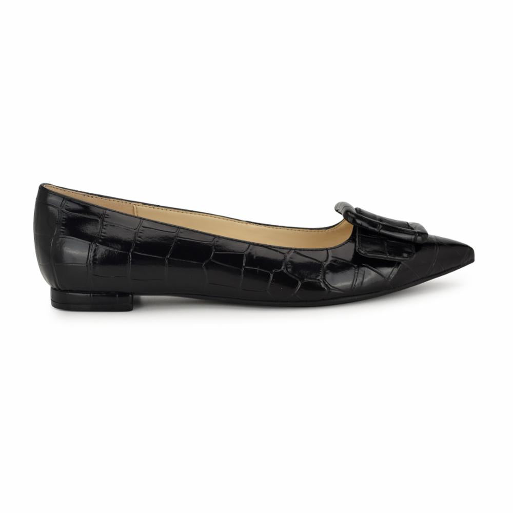 Nine West JESIKE3 BLACK/SIENA CROCO PU