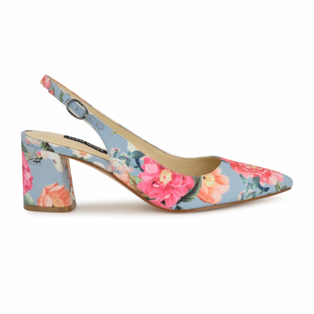 Nine West KAMSEE2 PASTEL MULTI/SUMMER BLOOMS PRI