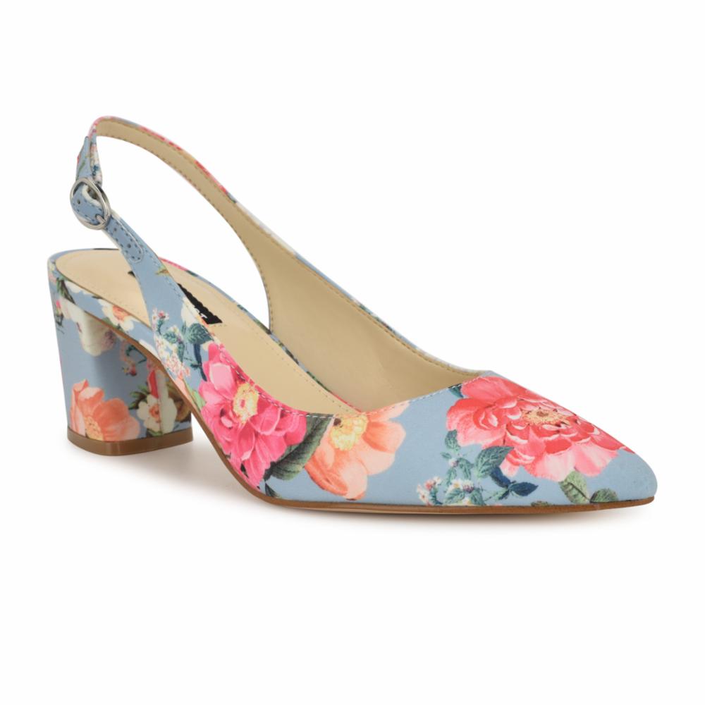 Nine West KAMSEE2 PASTEL MULTI/SUMMER BLOOMS PRI