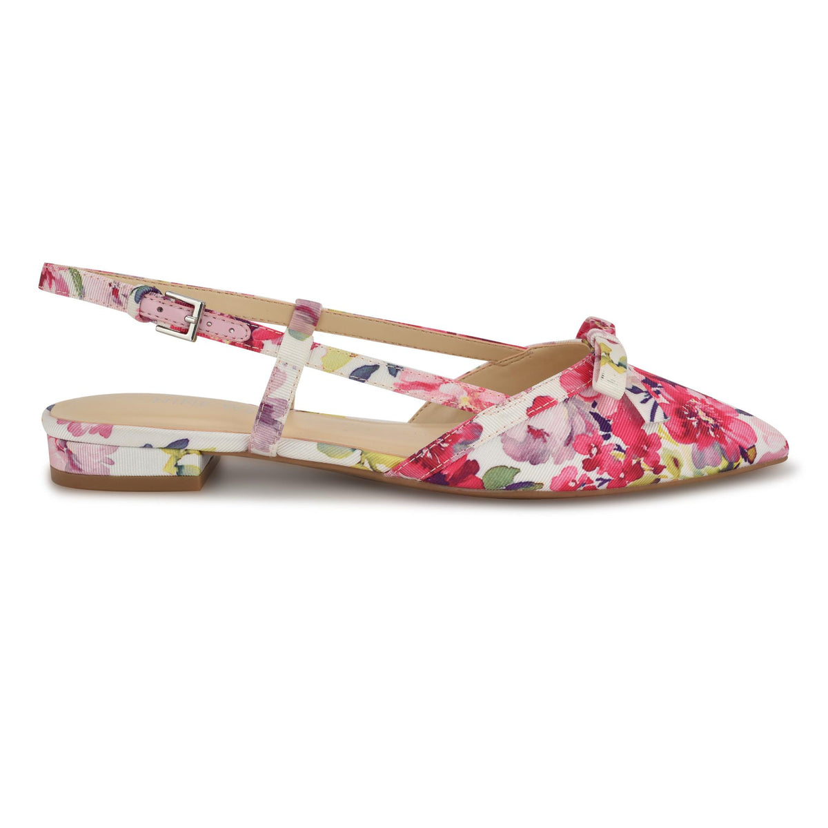 Nine West LANELA2 PINK MULTI/TEA PARTY FLORAL ON