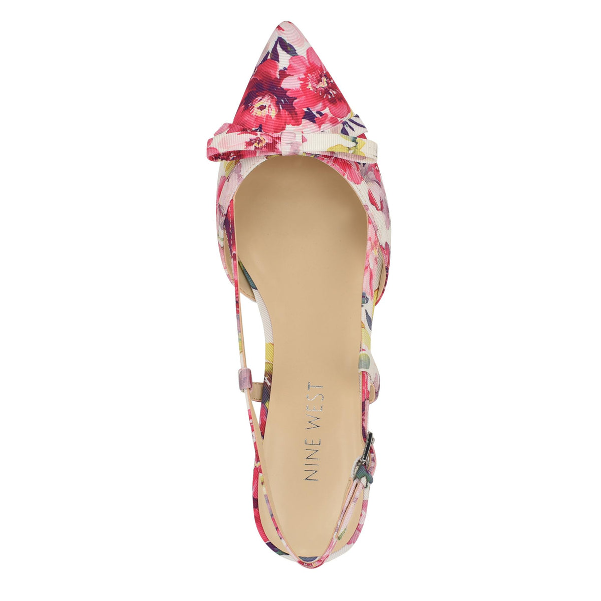 Nine West LANELA2 PINK MULTI/TEA PARTY FLORAL ON