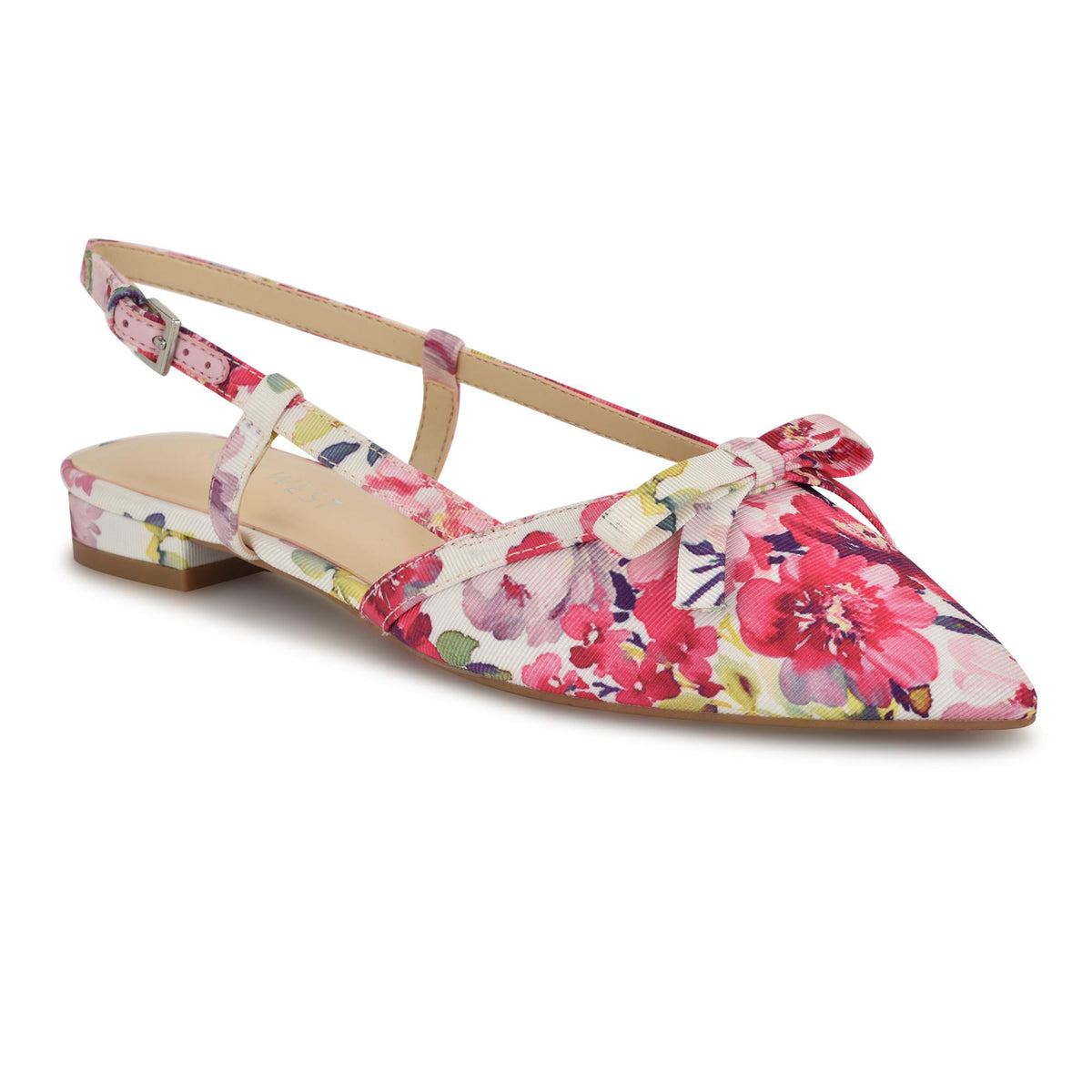 Nine West LANELA2 PINK MULTI/TEA PARTY FLORAL ON