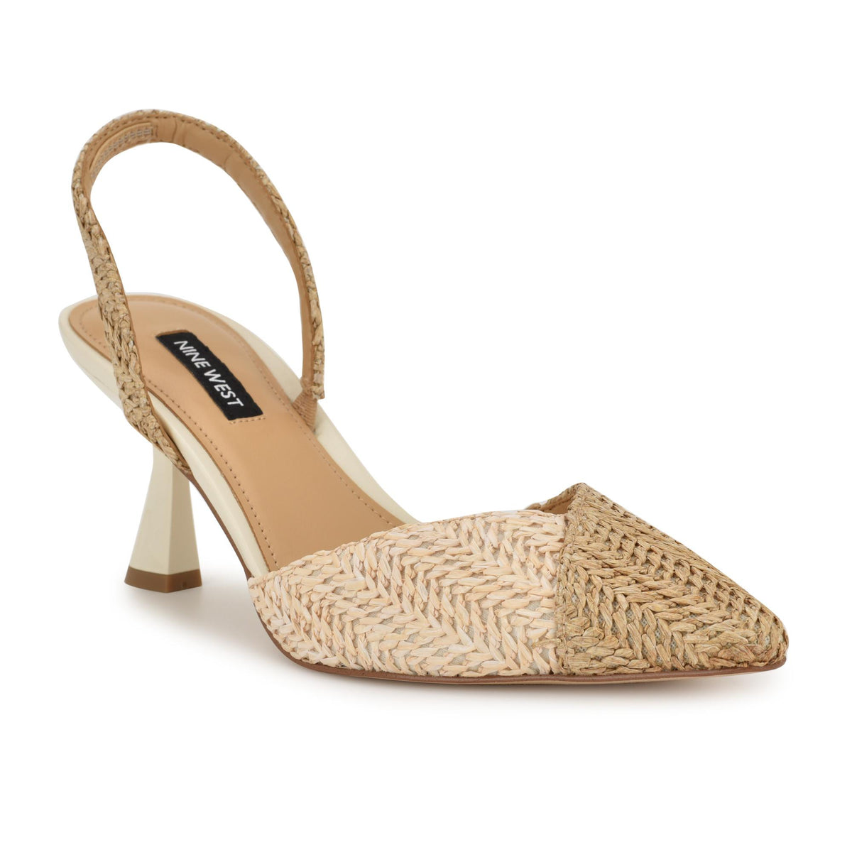 Nine West MAOUA2 CREAM01/NATURAL03/RS WOVEN PP