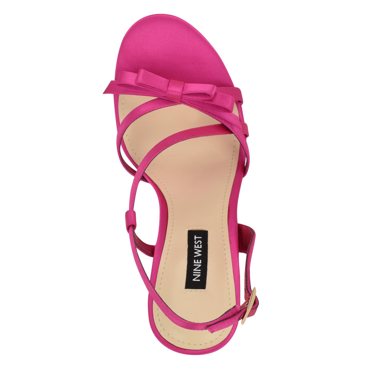 Nine West MARELLA2 BRIGHT PINK549/CRYSTAL SATIN