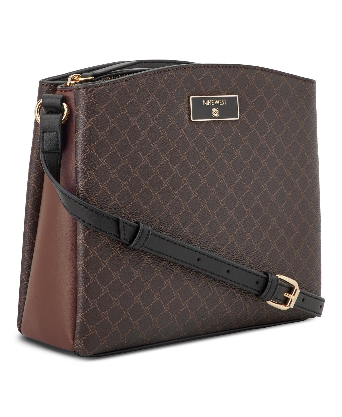 Nine West Handbags MARY CROSSBODY BROWN/BLACK