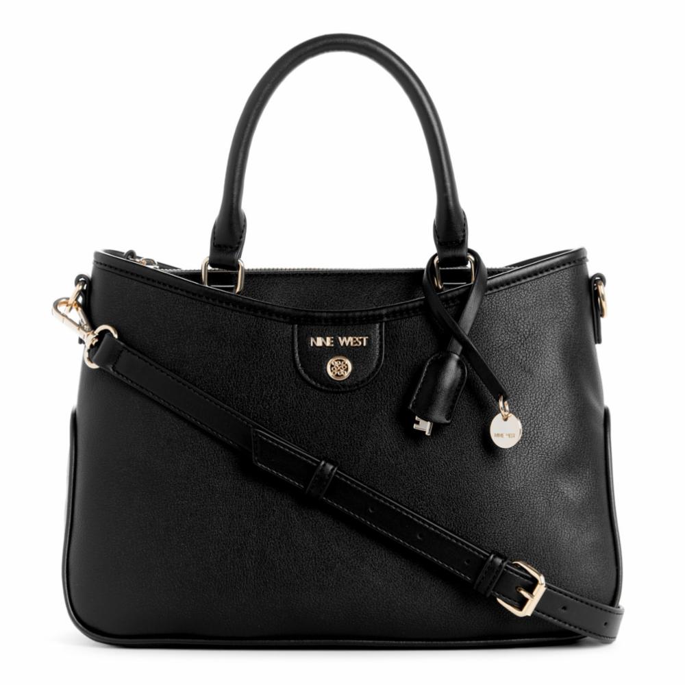 Nine West Handbags KILEY SATCHEL BLACK