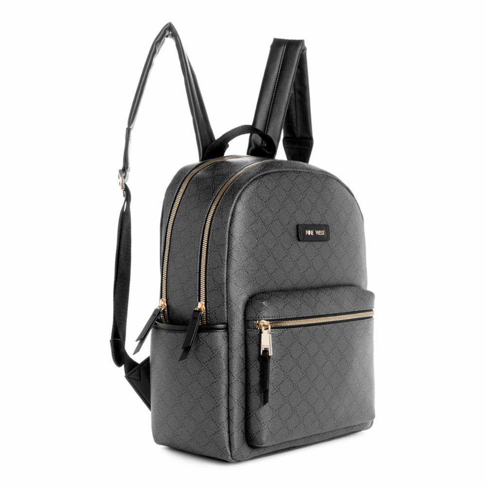 Nine West Handbags BYRON TECH BACKPACK ONYX LOGO