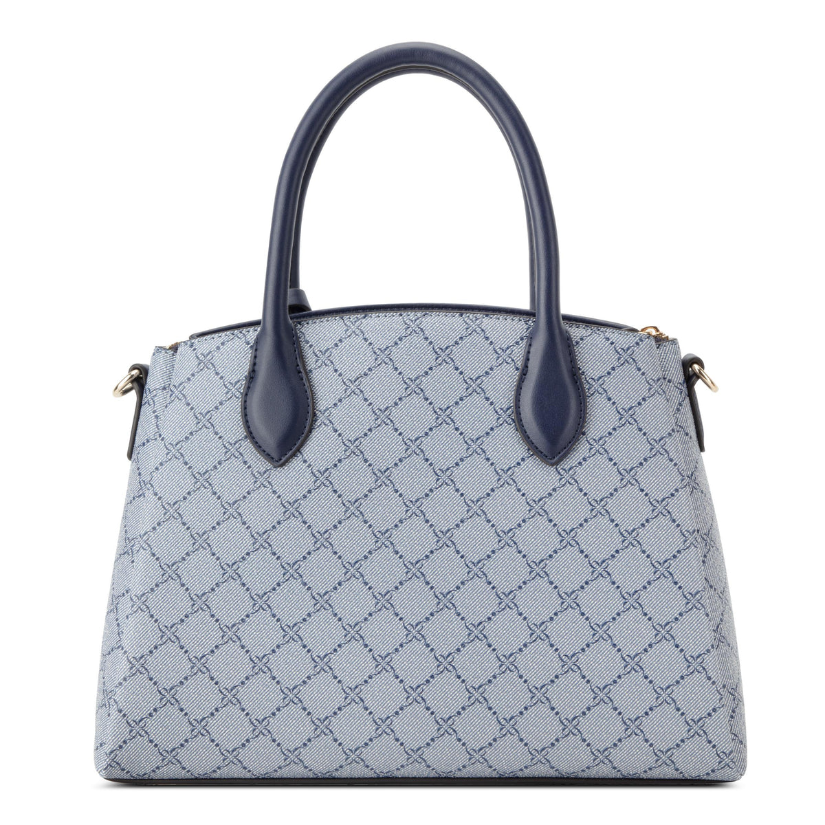 Nine West Handbags MARY SATCHEL CHAMBRAY LOGO/NAVY