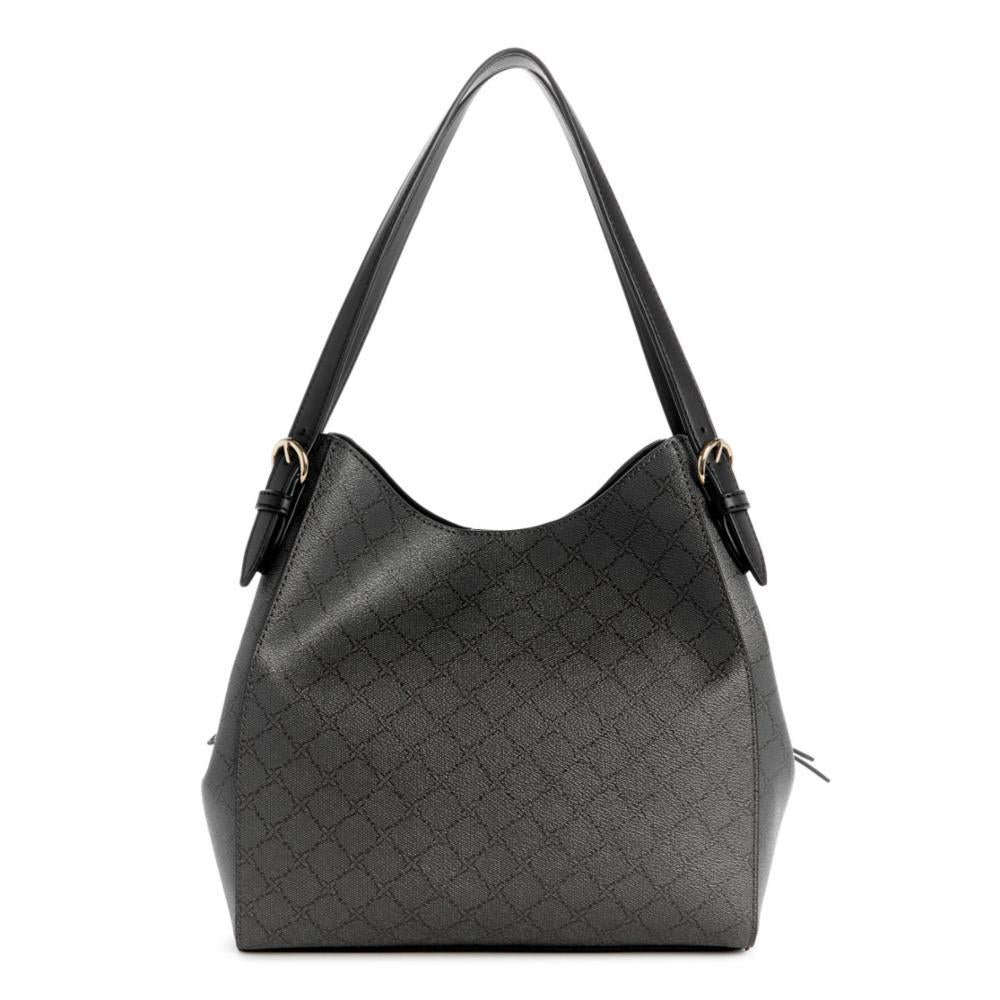 Nine West Handbags SIERA 3 COMP CARRYALL ONYX LOGO