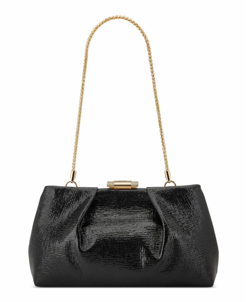 Nine West Handbags CRAMER CONVERTIBLE CLUTCH BLACK