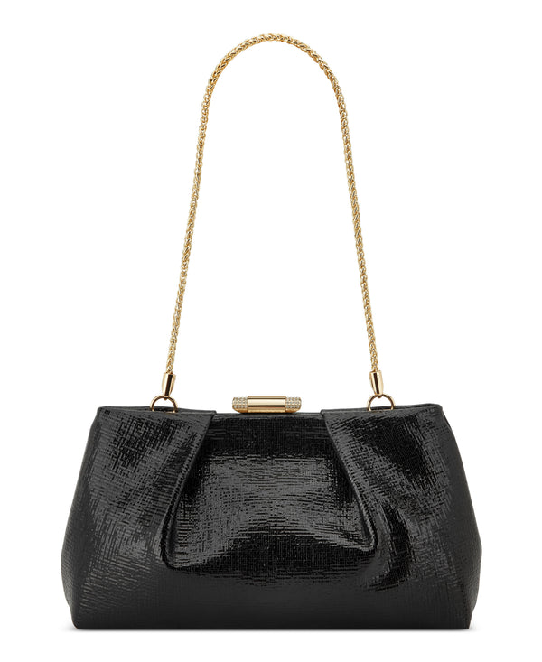Nine West Cramer Pochette Convertibile | Clutch Di Design Con Cristalli E Hardware Dorato | Borsa Da Sera Per Matrimonio, Ballo, Eventi, Colore Oro