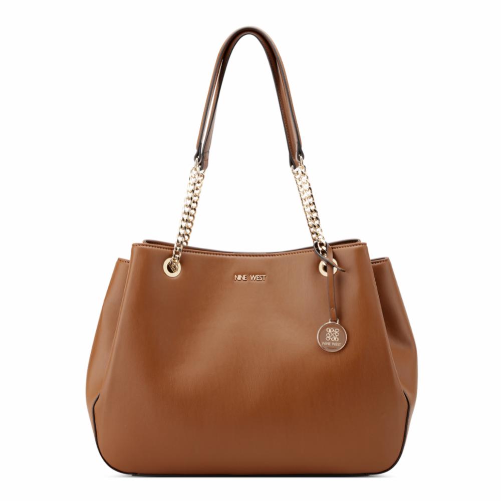 Nine West Handbags ANNADALE CARRYALL SADDLE TAN