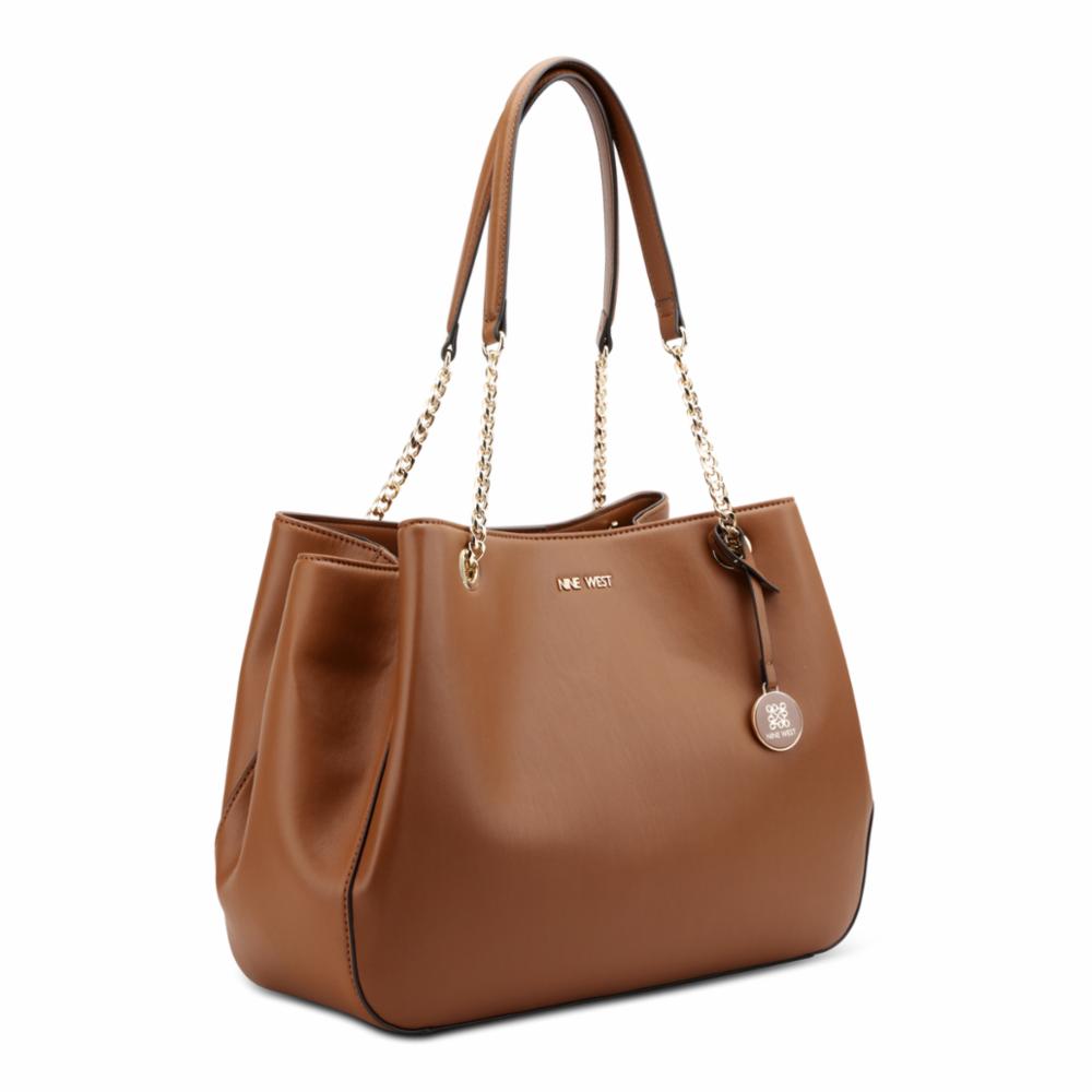 Nine West Handbags ANNADALE CARRYALL SADDLE TAN